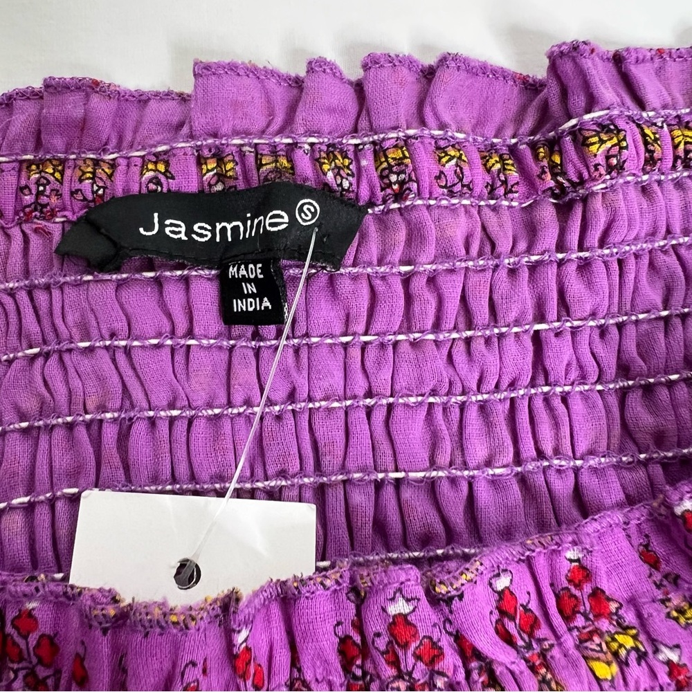 Jasmine 100% Cotton Womens Maxi Skirt Multicolor Size Small - Picture 4 of 4